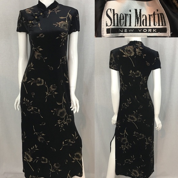 asian velvet dresses